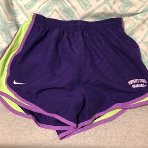 Nike Wright state work out shorts
